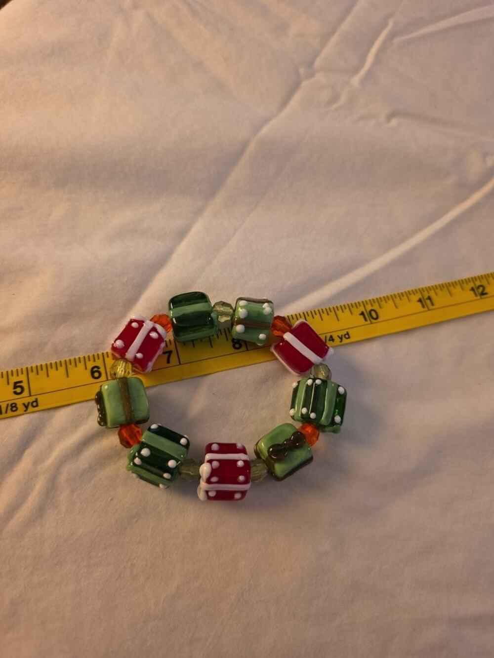 Vintage Bead Stretch Bracelet